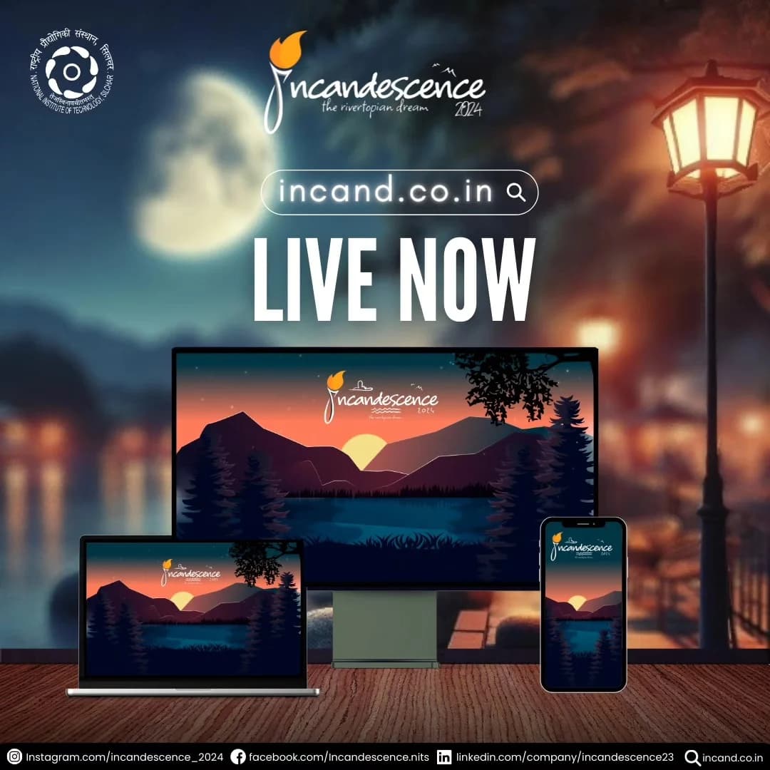 Incandescence 2024: Website Development by ECELL Technical Team